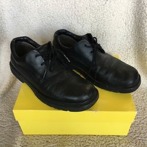 Mens 7.5, Rockport Black Leather Dress Shoe